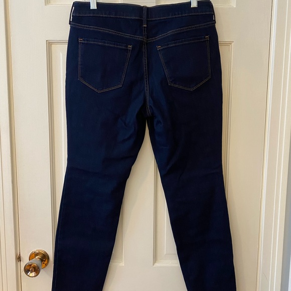 Old Navy 10 Petite Pop Icon Skinny Mid-Rise Jeans Dark-Wash NWT - Picture 6 of 7